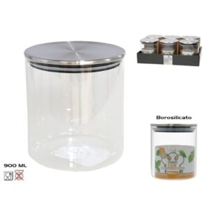 Staklenka LUX s inox poklopcem